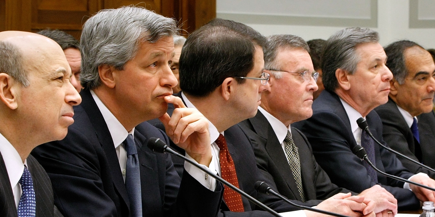 CEOs testify before the House Financial Services Committee in 2009