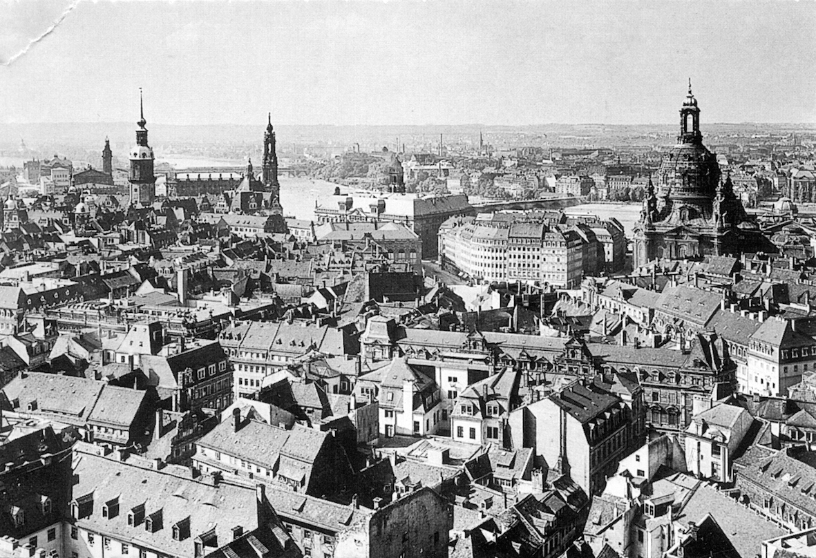 The city of Dresden in 1910.